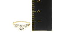 Load image into Gallery viewer, 14K 1940&#39;s Diamond Three Classic Promise Ring Yellow Gold