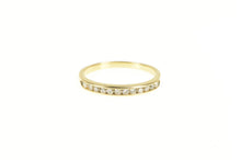 Load image into Gallery viewer, 14K 0.24 Ctw Diamond Channel Wedding Band Ring Yellow Gold