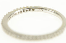 Load image into Gallery viewer, 14K Diamond Classic Simple Wedding Band Ring White Gold