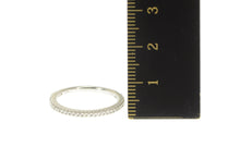 Load image into Gallery viewer, 14K Diamond Classic Simple Wedding Band Ring White Gold