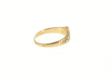 Load image into Gallery viewer, 14K Victorian Ornate A Monogram Initial Name Child&#39;s Ring Yellow Gold