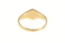 Load image into Gallery viewer, 14K Victorian Ornate A Monogram Initial Name Child&#39;s Ring Yellow Gold