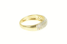 Load image into Gallery viewer, 14K Pave Diamond Encrusted Statement Band Ring Yellow Gold