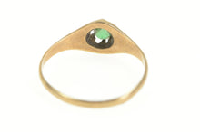 Load image into Gallery viewer, 14K Victorian Natural Emerald Classic Statement Ring Yellow Gold