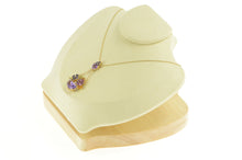 Load image into Gallery viewer, 14K Amethyst Citrine Peridot Iolite Bouquet Pendant Yellow Gold
