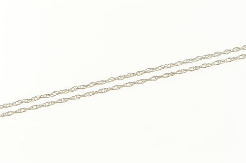 10K 0.7mm Cable Twist Chain Spiral Simple Link Necklace 18.5