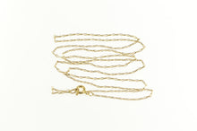 Load image into Gallery viewer, 14K Cable Chain Classic Oval Loose Link Necklace 24.5 Yellow Gold