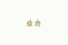 Load image into Gallery viewer, 14K 0.29 Ctw Diamond Solitaire Classic Stud Earrings Yellow Gold