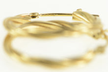 Load image into Gallery viewer, 14K 20mm Classic Twist Swirl Fashion Hoop Earrings Yellow Gold