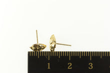 Load image into Gallery viewer, 14K Puffy High Relief Fish Stud Earrings Yellow Gold