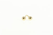 Load image into Gallery viewer, 14K 2.9mm Round Classic Ball Sphere Stud Earrings Yellow Gold