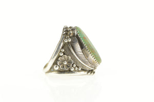 Sterling Silver Juan Chief Yellowhorse Navajo Turquoise Ring