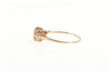 Load image into Gallery viewer, 18K Tanzanite Art Deco Filigree Floral Engagement Ring Rose Gold