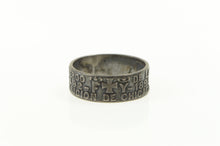 Load image into Gallery viewer, Sterling Silver 1893 Chicago Exposition Spanish Inscription Ring