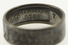 Load image into Gallery viewer, Sterling Silver 1893 Chicago Exposition Spanish Inscription Ring