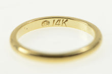 Load image into Gallery viewer, 14K 2.0mm Classic Rounded Simple Wedding Band Ring Yellow Gold