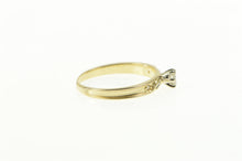 Load image into Gallery viewer, 14K Retro Diamond Three Stone Simple Promise Ring Yellow Gold