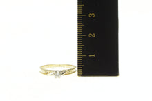 Load image into Gallery viewer, 14K Retro Diamond Three Stone Simple Promise Ring Yellow Gold