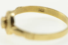 Load image into Gallery viewer, 14K Round Classic Diamond Solitaire Promise Ring Yellow Gold