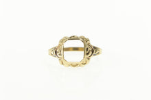 Load image into Gallery viewer, 10K Victorian Ornate Rose Engagement Setting Ring Yellow Gold