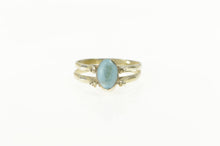 Load image into Gallery viewer, Sterling Silver Amber Larimar Reversible Oval Cabochon Ring