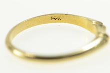 Load image into Gallery viewer, 14K Grooved Curved Simple Wedding Band Ring Yellow Gold