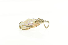 Load image into Gallery viewer, Sterling Silver Ornate Druzy Quartz Geode Wrapped Crystal Pendant