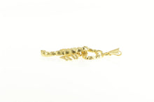 Load image into Gallery viewer, 14K Articulated Scorpion Scorpio Astrology Sign Pendant Yellow Gold