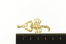 Load image into Gallery viewer, 14K Articulated Scorpion Scorpio Astrology Sign Pendant Yellow Gold