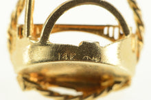 Load image into Gallery viewer, 14K Niagara Falls 3D Shadow Box Retro Souvenir Charm/Pendant Yellow Gold