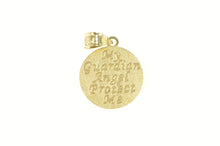 Load image into Gallery viewer, 14K Raphael Angel Cherub Sistine Chapel Catholic Charm/Pendant Yellow Gold