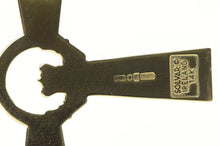 Load image into Gallery viewer, 14K Traditional Irish Celtic Claddagh Cross Symbol Pendant Yellow Gold