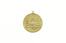 Load image into Gallery viewer, 14K Frankfurt am Main German Etched Romer Charm/Pendant Yellow Gold