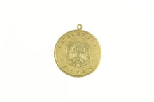 Load image into Gallery viewer, 14K Frankfurt am Main German Etched Romer Charm/Pendant Yellow Gold