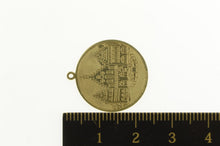 Load image into Gallery viewer, 14K Frankfurt am Main German Etched Romer Charm/Pendant Yellow Gold