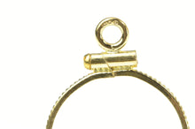 Load image into Gallery viewer, 14K 2.50 Peso Mexican Coin Bezel Holder Charm/Pendant Yellow Gold