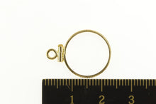 Load image into Gallery viewer, 14K 2.50 Peso Mexican Coin Bezel Holder Charm/Pendant Yellow Gold