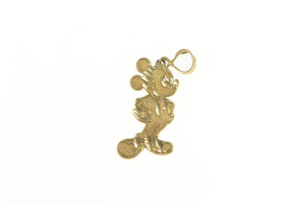 10K Walt Disney Prod. Mickey Mouse Cartoon Charm/Pendant Yellow Gold