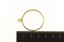 Load image into Gallery viewer, 14K 1 Oz. Maple Leaf Gold Coin Holder Bezel Pendant Yellow Gold