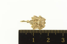 Load image into Gallery viewer, 14K Great Seal of the United States Eagle Shield Charm/Pendant Yellow Gold