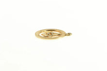 Load image into Gallery viewer, 14K Compass Square Enamel G Masonic Symbol Charm/Pendant Yellow Gold