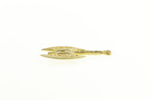 Load image into Gallery viewer, 14K Ornate Filigree Minoan Viking Axe Charm/Pendant Yellow Gold