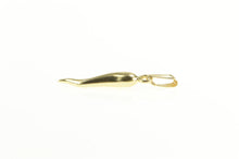 Load image into Gallery viewer, 14K Traditional Italian Horn Spiritual Protection Charm/Pendant Yellow Gold
