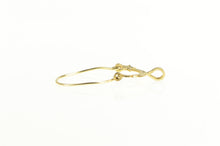 Load image into Gallery viewer, 14K Shooting Star Diamond Cut Charm Holder Loop Pendant Yellow Gold
