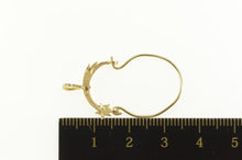 Load image into Gallery viewer, 14K Shooting Star Diamond Cut Charm Holder Loop Pendant Yellow Gold