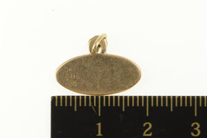 10K Harris Teeter Grocery Store Oval Charm/Pendant Yellow Gold