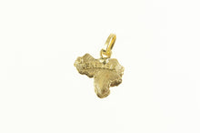 Load image into Gallery viewer, 18K Venezuela South American Country Travel Charm/Pendant Yellow Gold