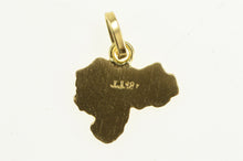Load image into Gallery viewer, 18K Venezuela South American Country Travel Charm/Pendant Yellow Gold