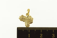 Load image into Gallery viewer, 18K Venezuela South American Country Travel Charm/Pendant Yellow Gold