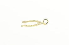 Load image into Gallery viewer, 14K Horse Shoe Good Luck Retro Lucky Mini Charm/Pendant Yellow Gold